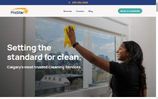 Pro Star Cleaning website