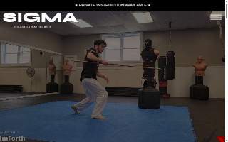 Sigma Martial Arts & Fitness website