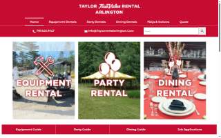 Taylor Rental Arlington website