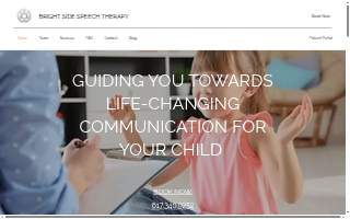Bright Side Speech Therapy website