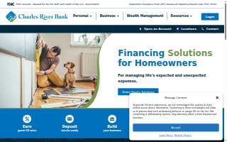 Charles River Bank website