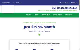 F&W Pest Control of Medway website