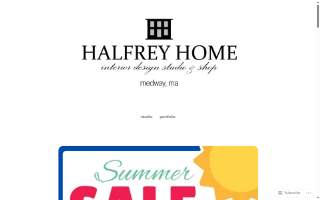 Halfrey Home website