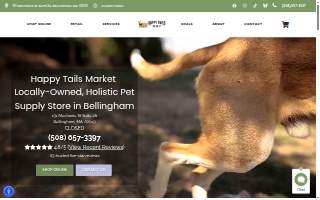 Happy Tails Market of Medway website