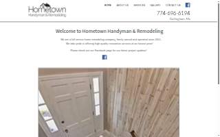 Hometown Handyman and Remodeling website