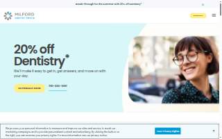 Milford Dentist Office website