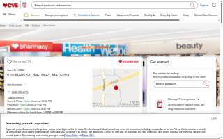 MinuteClinic at CVS of Medway website