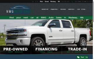 Nwg Auto Sales website