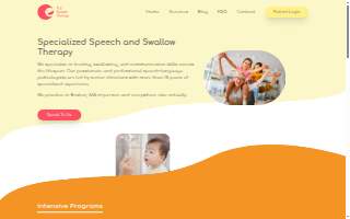 TLC Speech Therapy of Winthrop website