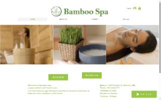 Bamboo Spa website