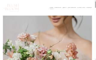 Blush and Bloom Floral Design INC. website
