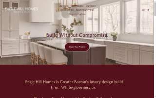 Eagle Hill Homes website