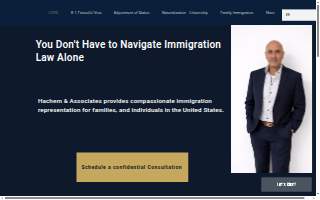 Hachem and Associates, Immigration Attorney website