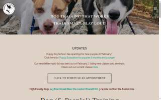 High Fidelity Dogs of Melrose website
