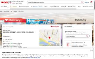 MinuteClinic at CVS of Melrose website