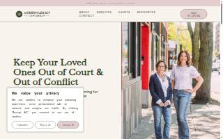 Modern Legacy Law Group website