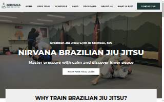 Nirvana Brazilian Jiu Jitsu website