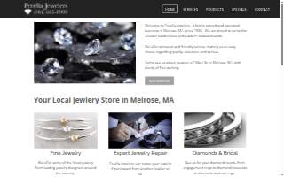 Perella Jewelers website