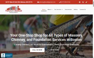 Tough Build Masonry website