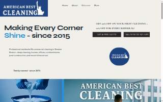 American Best Cleaning website