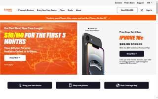 Boost Mobile of Methuen website