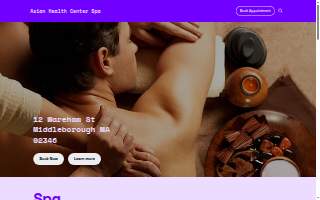 Asian Health Center | Spa website
