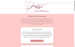 Maha Yoga Center website