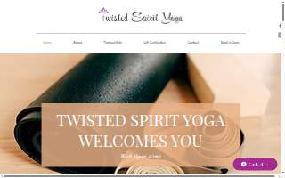 Twisted Spirit Yoga & Healing website