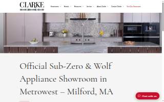 Clarke Showroom - Milford website
