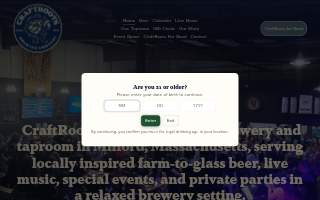 CraftRoots Brewing website