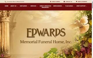 Edwards Memorial Funeral Home website