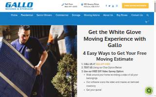 Gallo Moving & Storage, LLC website