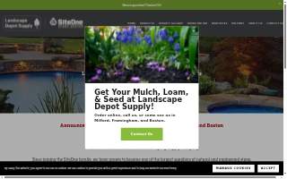 Landscape Depot Supply website