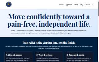 Mint Condition Physical Therapy website