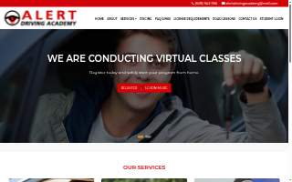 Alert Driving Academy of Webster website