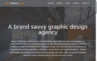 Allen Creative Group website