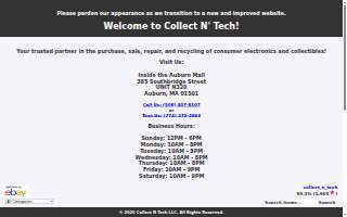 Collect N' Tech website