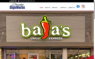 Creative Sign Works website