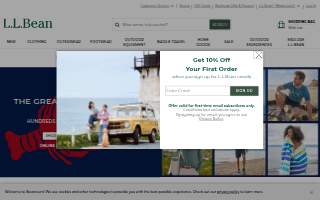 L.L.Bean of Millbury website