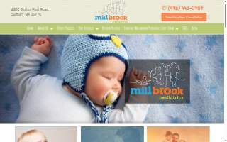 Mill Brook Pediatrics website