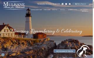 Mulhane Home For Funerals website
