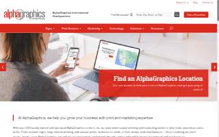 AlphaGraphics of Minneapolis website