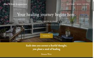 Blue Willow Acupuncture website