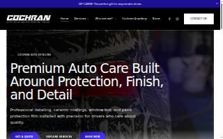Cochran Auto Detailing Inc website