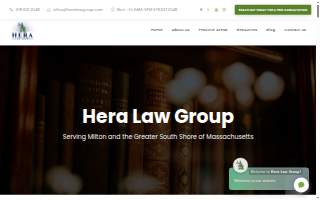Hera Law Group Milton Office website