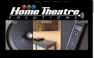 Home Theatre Solutions of Milton website
