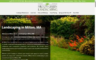 Milton Green Landscaping website