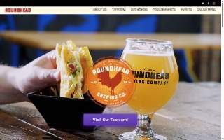 Roundhead Brewing Company website