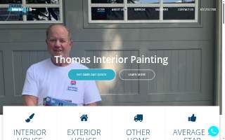 Thomas Interior Painting of Milton website