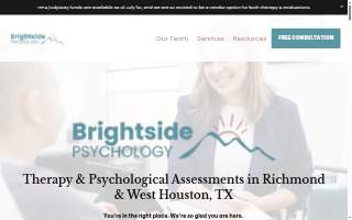 Bright Side Speech Therapy website